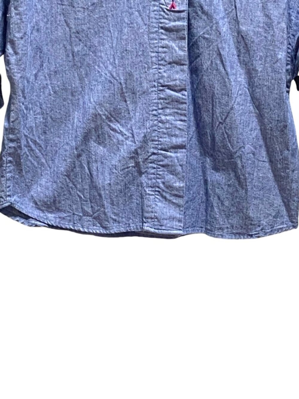 Roper Embroidered Western Shirt Blue Size M  Rodeo Southwestern Vintage Cowgirl - Picture 7 of 12